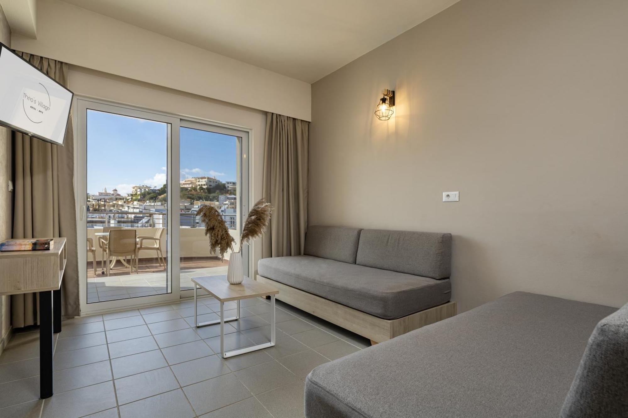Theos Village Apartments Kato Daratso Zewnętrze zdjęcie